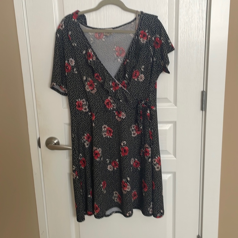 Faux wrap dress - como vintage